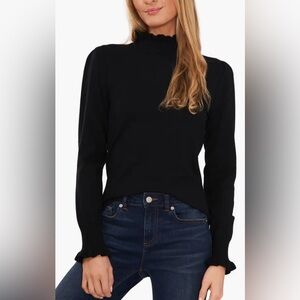 Nordstrom ruffled turtleneck NWT Sill in plastic.